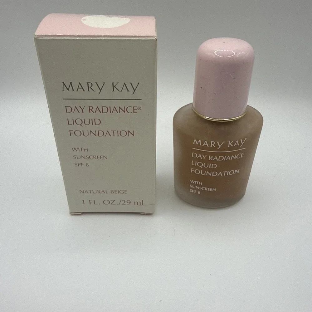 Mary Kay Day Radiance *Natural Beige* Liquid Foundation‎ NOS 1 Oz Full Size